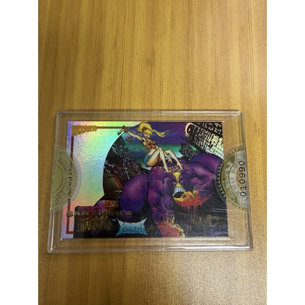 Sam Keith's The Maxx Wizard Magazine Promo Holo Card #2 Sealed/#
